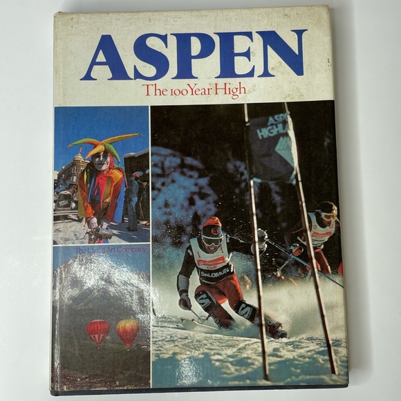 Vintage Accents Vintage Aspen Colorado Coffee Table Book 0 Year High 1980s 80s Retro Co